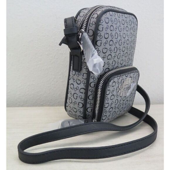 Guess SV819514 Women's Black El Dorado Camera Crossbody Satchel Bag - Picture 7 of 13